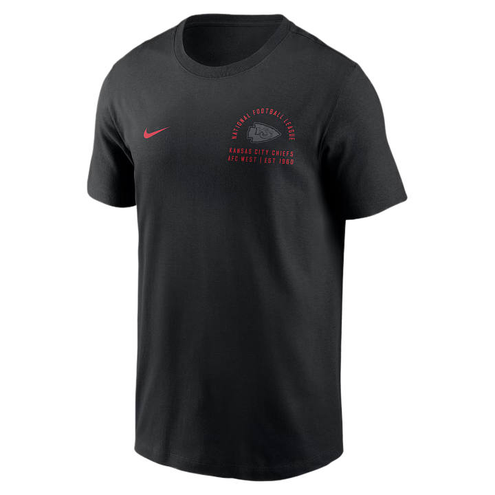 Nike Nike NFL T Shirts Men's Black Crew Neck Moderate