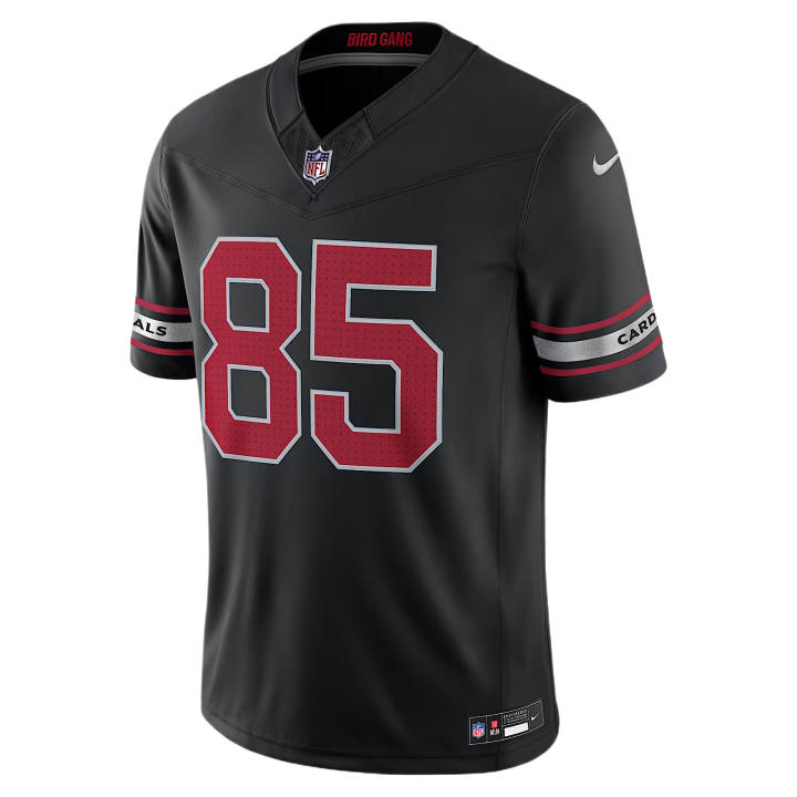 Nike Nike Arizona Cardinals Rugby Jerseys Men's Black V Neck Moderate
