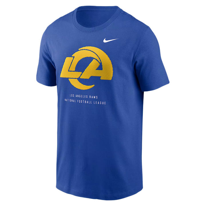 Nike Nike NFL T Shirts Men's Royal Crew Neck Moderate
