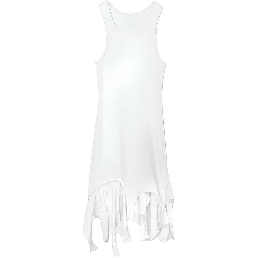 Alexander Wang Alexander Wang deconstructed cotton minidress