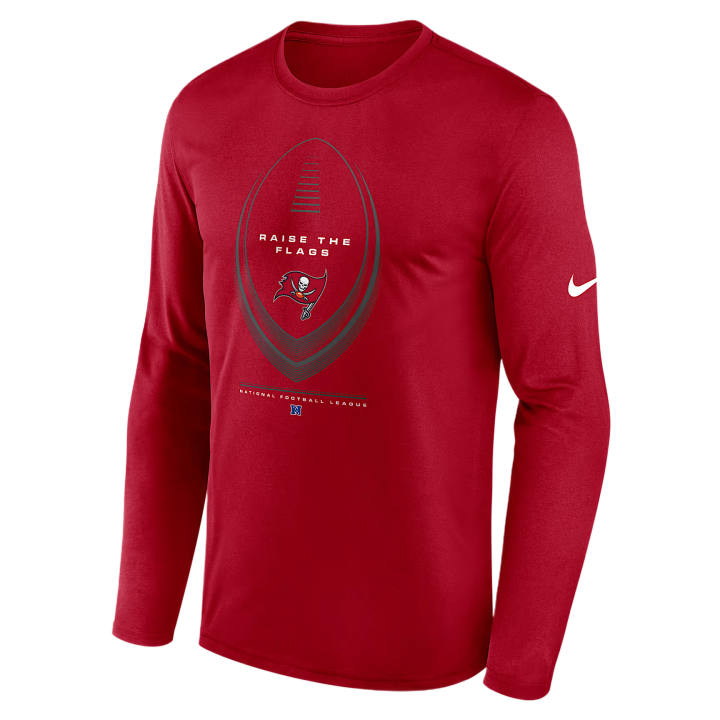 Nike Nike NFL Rugby Jerseys Men's Red Crew Neck Moderate