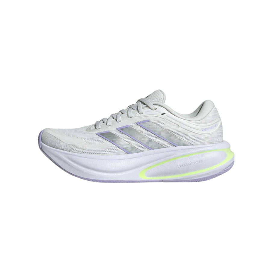 Adidas Adidas Response 2.0 Running Shoes Women's Low Top Crystal White/Metallic Silver/Bright Purple