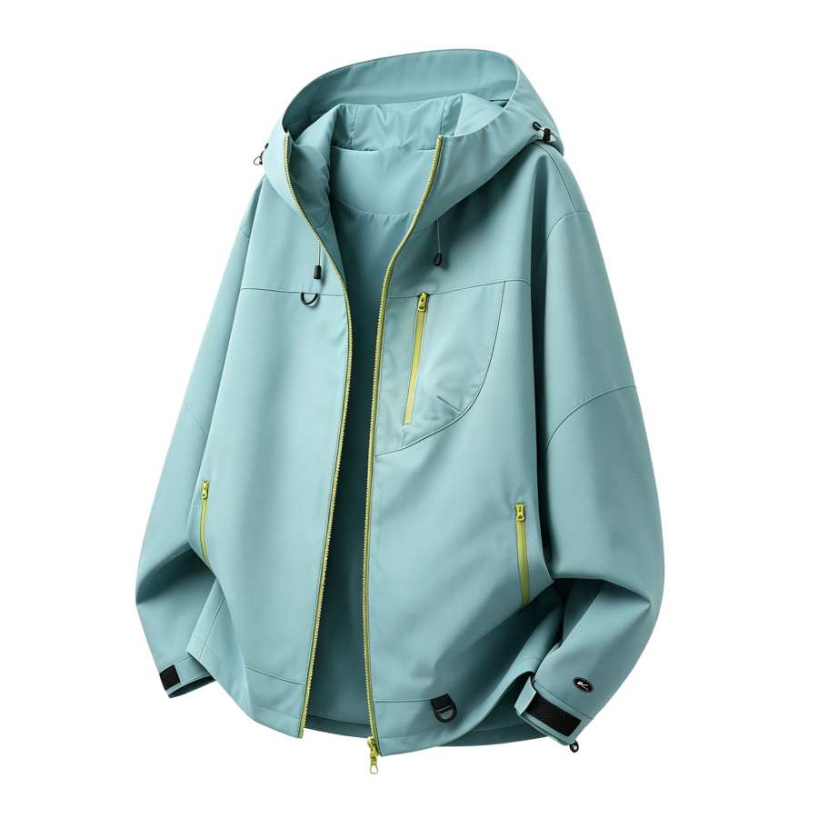 WARRIOR Windbreaker Jackets Women's Hooded Non Detachable Moderate Straight Fit
