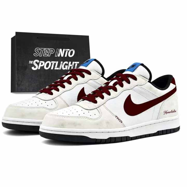 Nike Nike Big Skateboard Shoes Men's Low Top Red