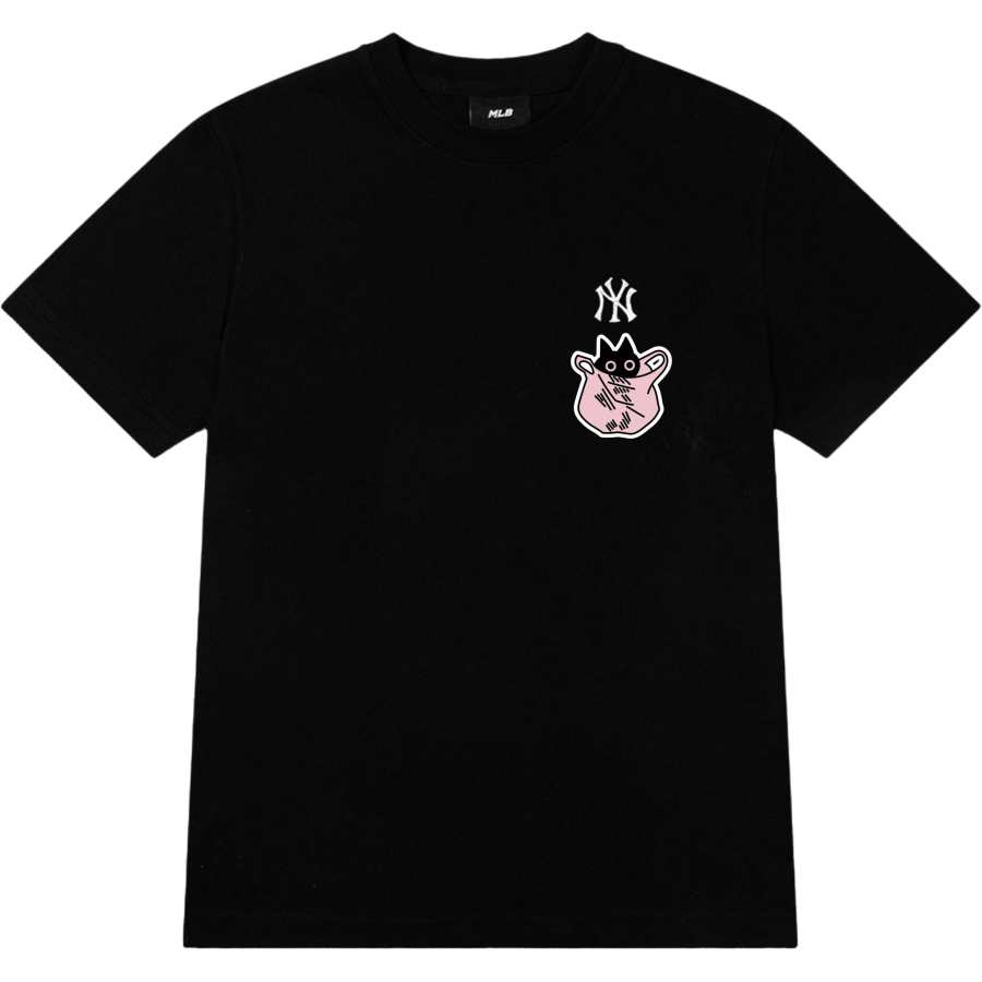 MLB New York Yankees T Shirts Unisex Black Crew Neck