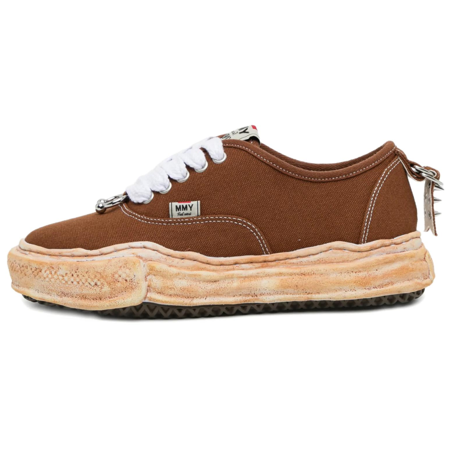 Maison Mihara Yasuhiro Bonbom X Maison Mihara Yasuhiro Canvas Shoes Men's Low Top Brown