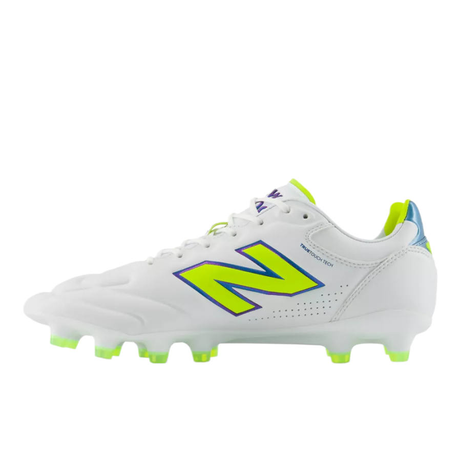 New Balance New Balance NB 442 Soccer Shoes Unisex Low Top White Printer Ribbons Alkaline Green