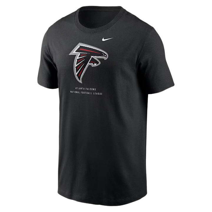 Nike Nike NFL T Shirts Men's Black Crew Neck Moderate