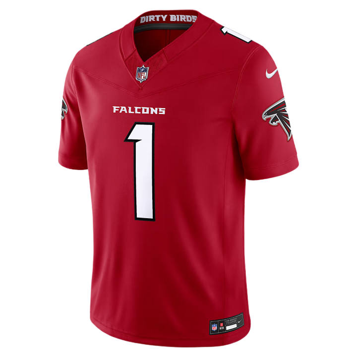 Nike Nike NFL Rugby Jerseys Men's Red V Neck Moderate