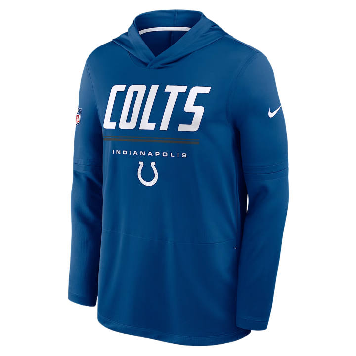 Nike Nike Sweatshirts Men's Blue Hooded Non Detachable Thin
