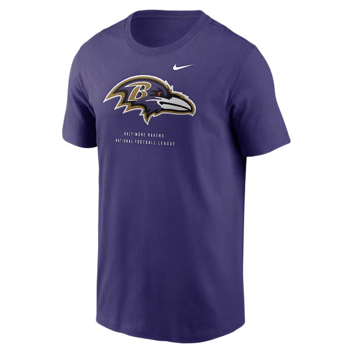 Nike Nike NFL T Shirts Men's Purple Crew Neck Moderate