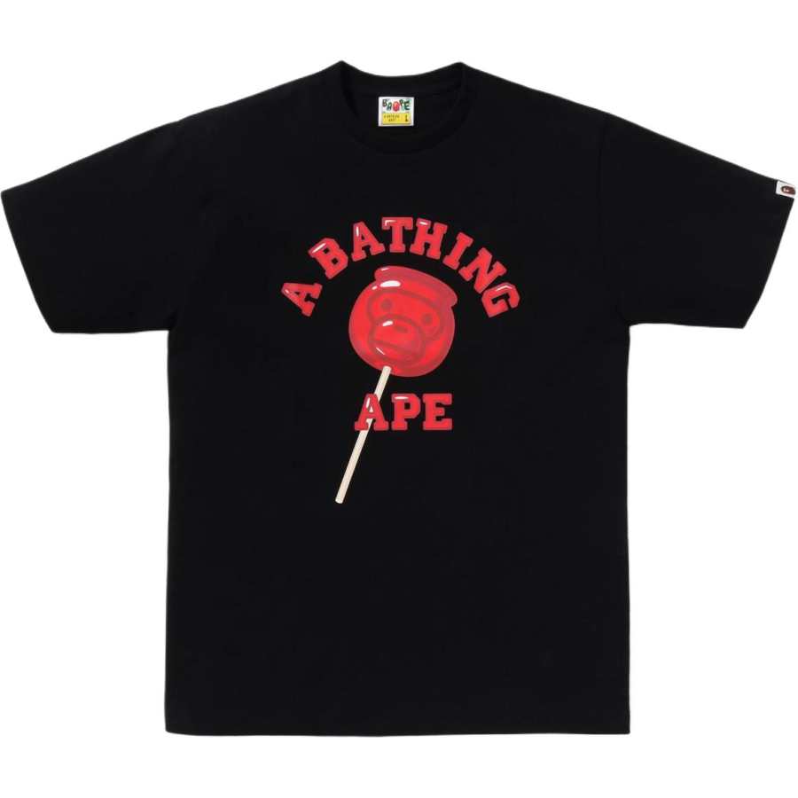 A BATHING APE Japan Summer Festival Limited Collection T Shirts Unisex Crew Neck Moderate Straight Fit