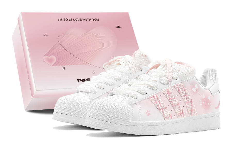 Adidas Originals Superstar 2 Skateboard Shoes Women's Low Top White