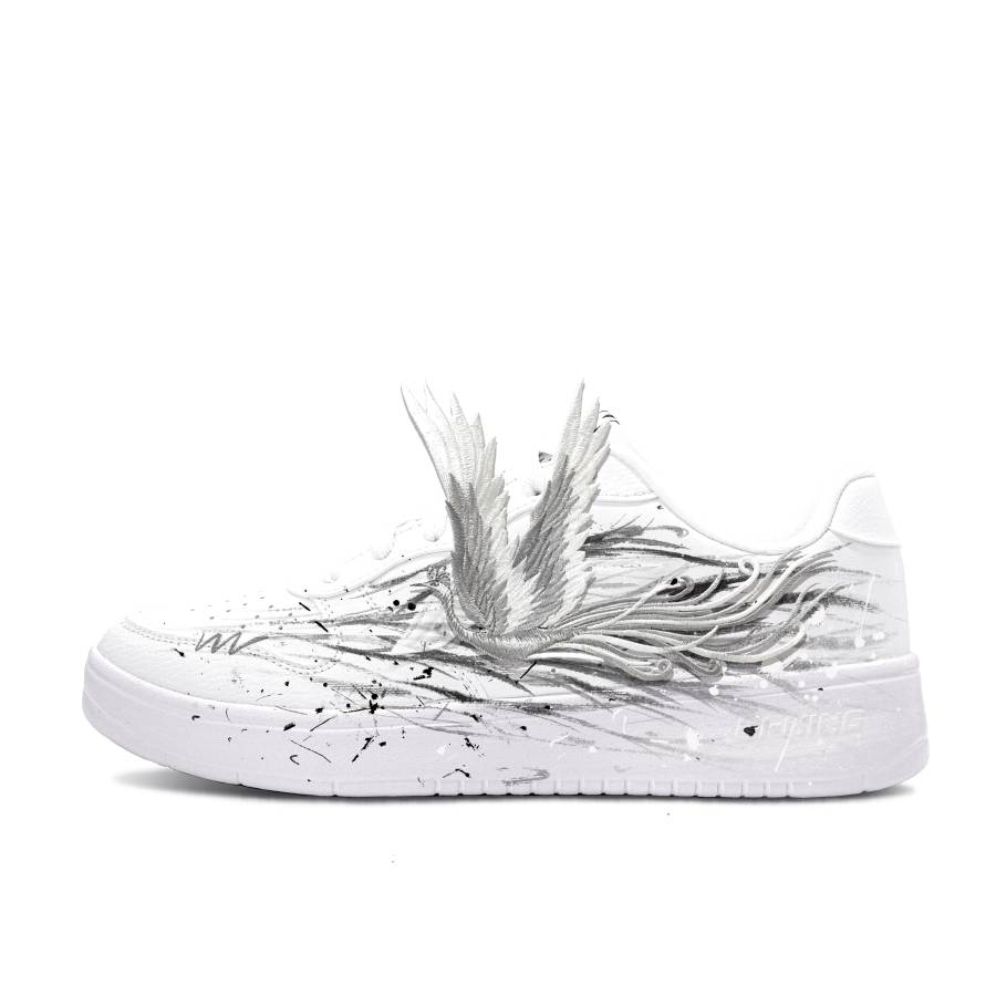 Li-Ning Li Ning Floating Boat Skateboard Shoes Unisex Low Top Gray