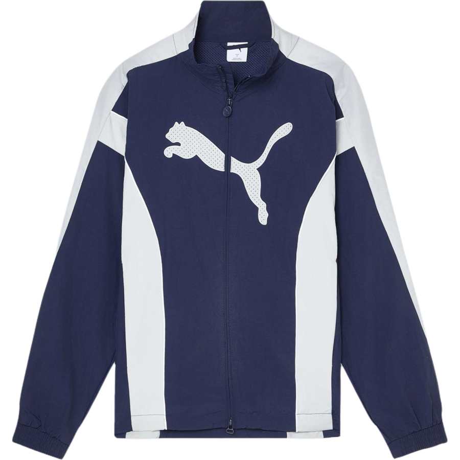 PUMA T7 Jackets Men's Navy Blue Stand Collar Moderate