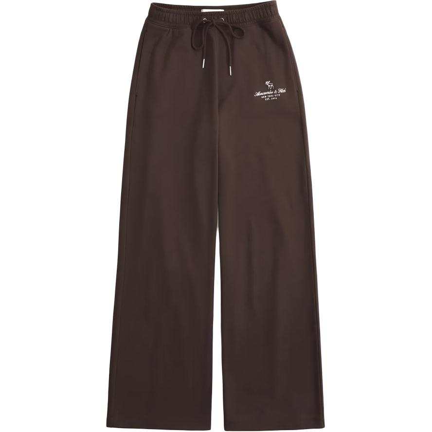 Abercrombie&Fitch Knitted Sweatpants Women's Black Walnut Moderate