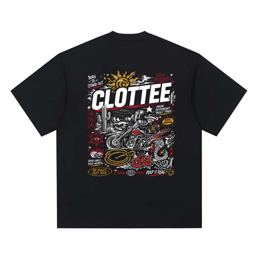 CLOT T Shirts Unisex Crew Neck Moderate Straight Fit