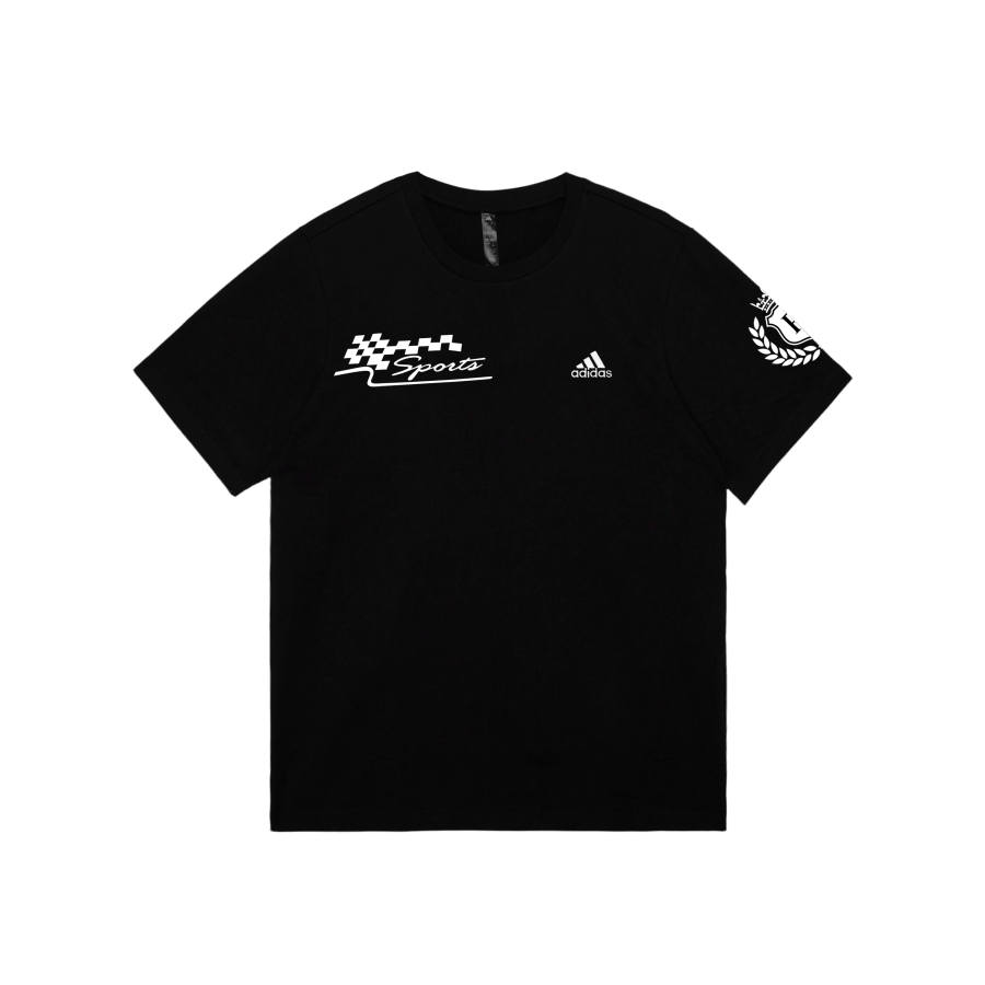 Adidas Adidas MUST HAVES T Shirts Unisex Black Crew Neck Moderate Straight Fit
