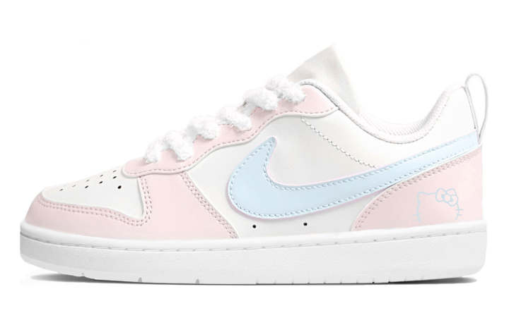 Nike Nike Court Borough 2 Low top Skateboard Shoes Unisex Pink Blue