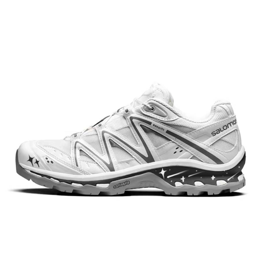 SALOMON XT Quest Mountaineering & Hiking Shoes Unisex Low Top Black/White/Gray