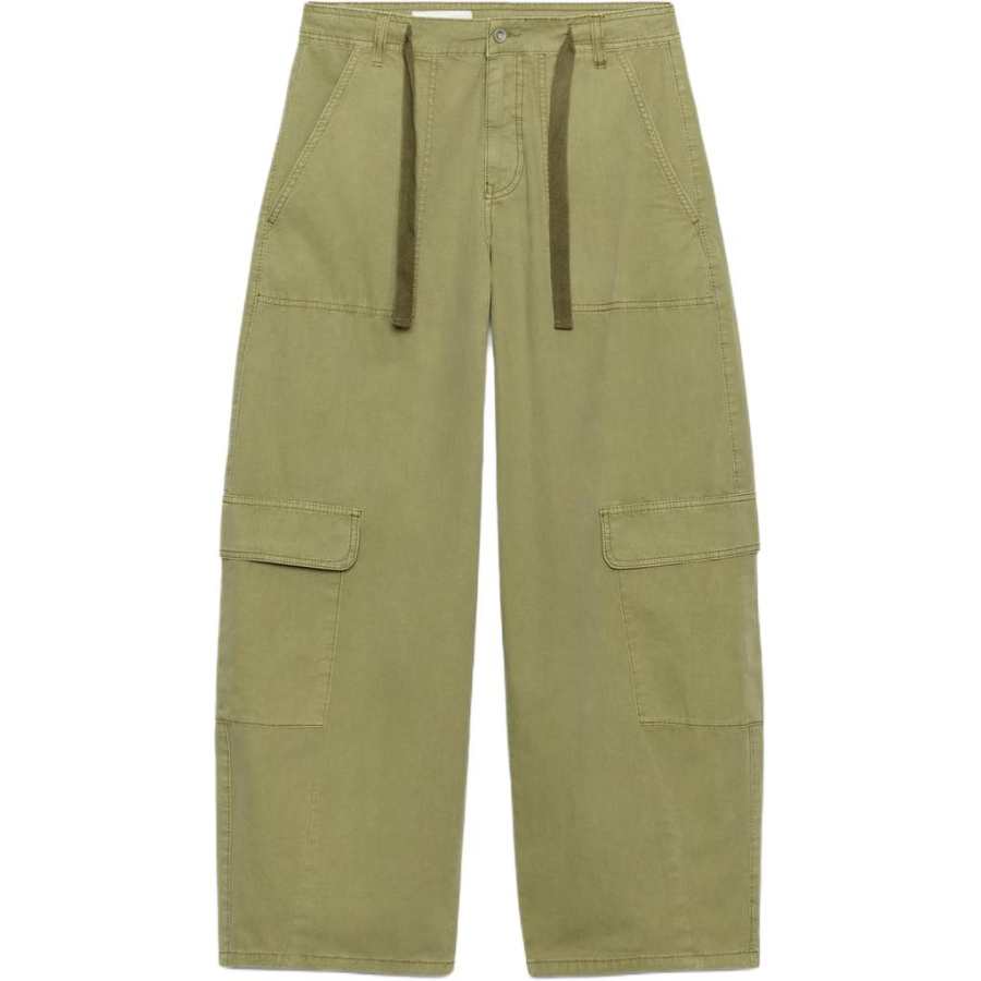 ZARA Cargo Pants Women's Light Khaki Moderate