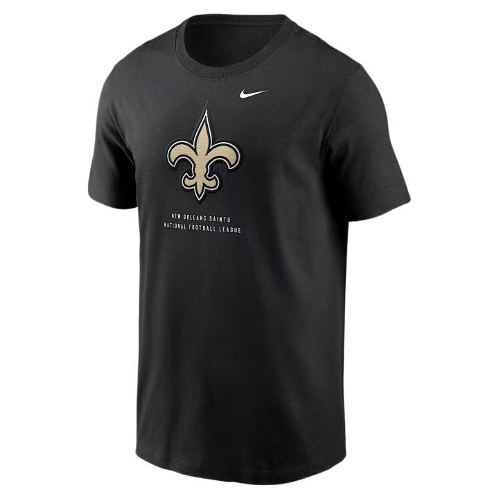 Nike Nike NFL T Shirts Men's Black Crew Neck Moderate