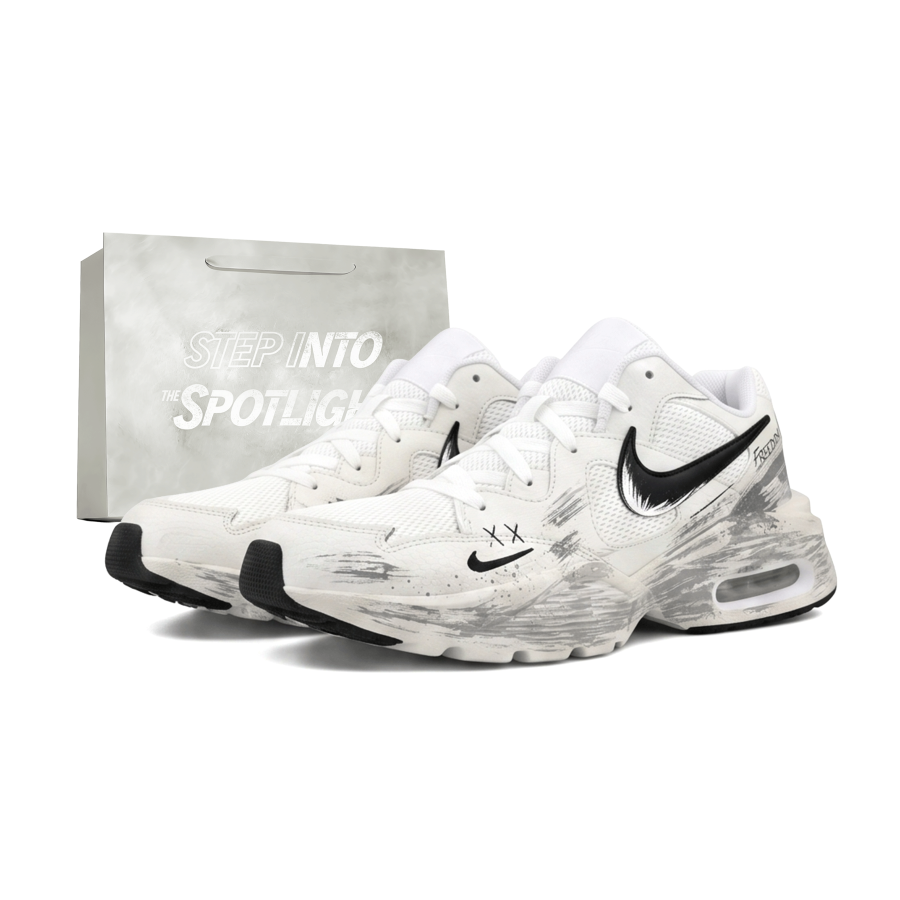 Nike Nike Air Max Fusion Running Shoes Men's Low Top Gray Black