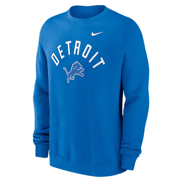 Nike Nike NFL Sweatshirts Men's Blue Crew Neck Moderate
