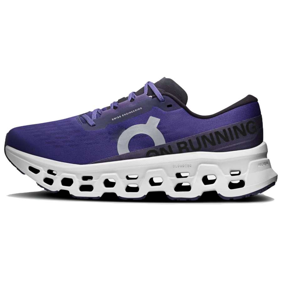 On Cloudmonster 3 Breathable Rebound Running Shoes Men's Purple