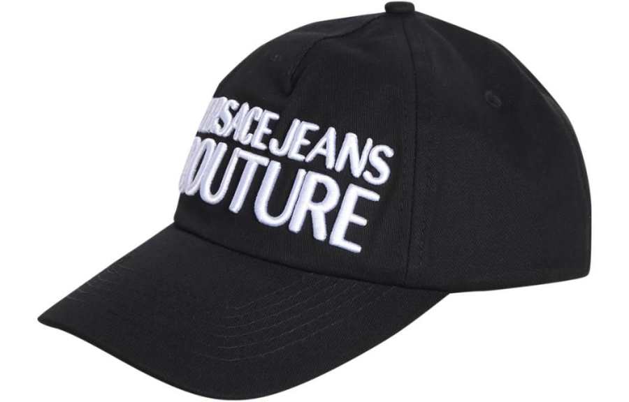 VERSACE JEANS COUTURE VERSACE Logo-embroidered Cotton Cap
