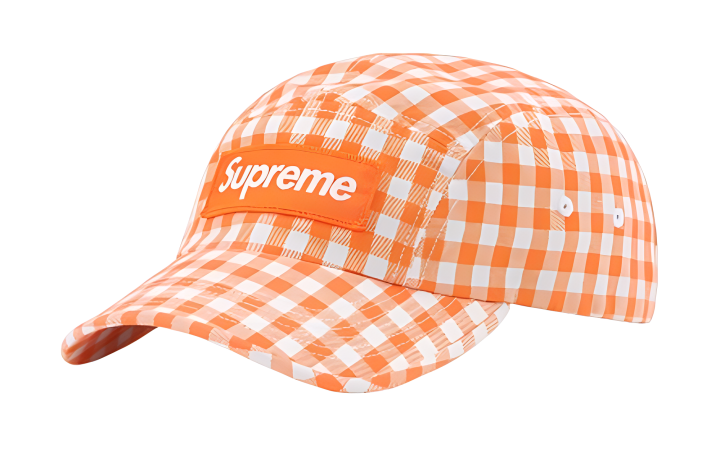 Supreme Supreme Gingham Camp Cap