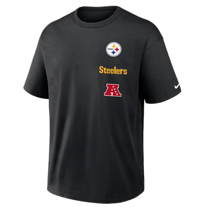 Nike Nike Rugby Jerseys Men's Black Crew Neck Moderate