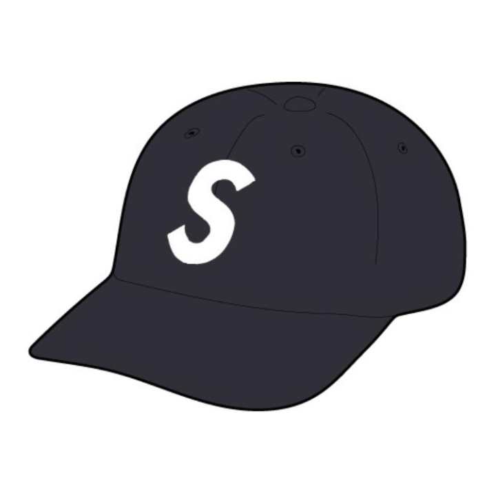 Supreme Supreme Cotton Seersucker Baseball Caps Unisex Black