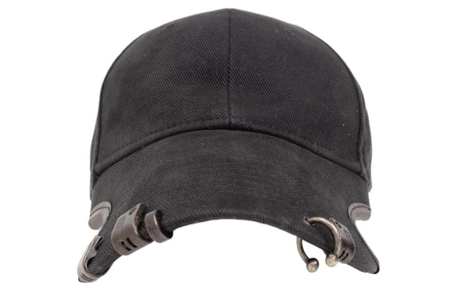 Balenciaga Cotton Baseball Caps Men's Black