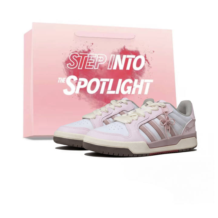 Adidas Adidas ENTRAP Skateboard Shoes Unisex Low Top Pink, Beige