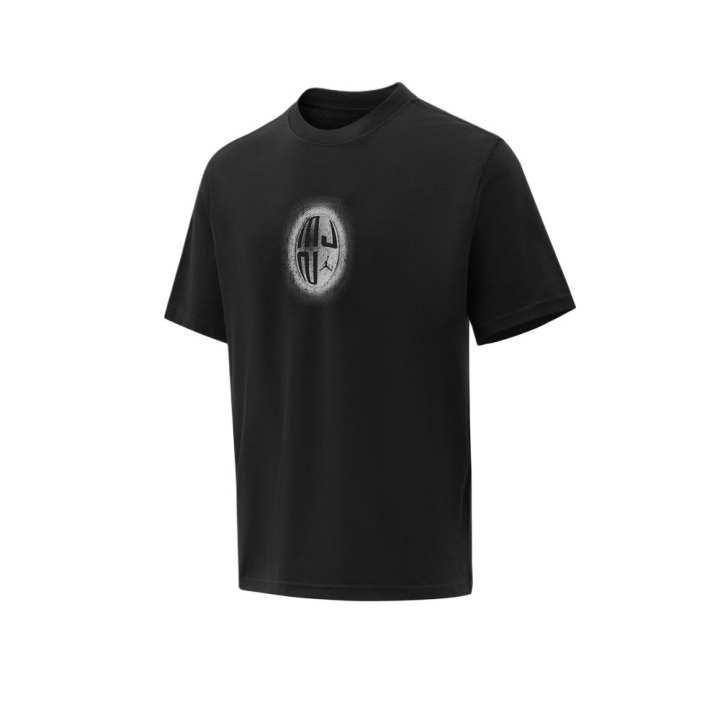 Jordan Jordan T Shirts Men's Black Crew Neck