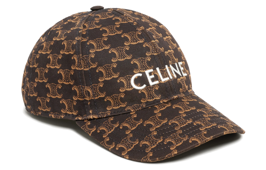 CELINE CELINE Pre Owned 2010s Triomphe Patterned Baseball Cap