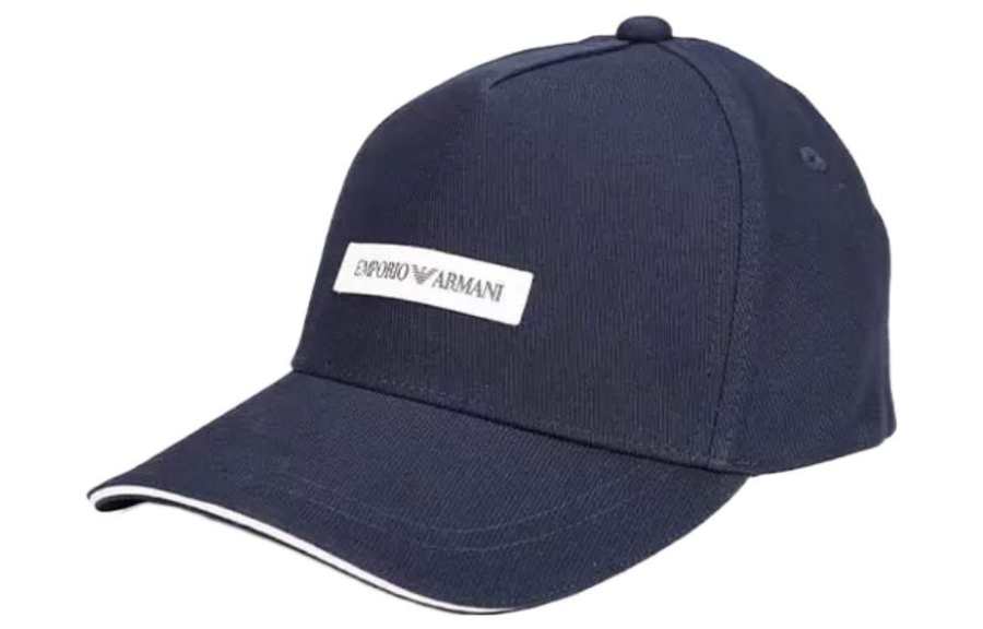 EMPORIO ARMANI Logo Patch Curved Peak Baseball Cap