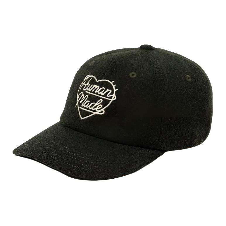 HUMAN MADE HUMAN MADE Nylon, Wool Baseball Caps Unisex Green/Blue/Brown