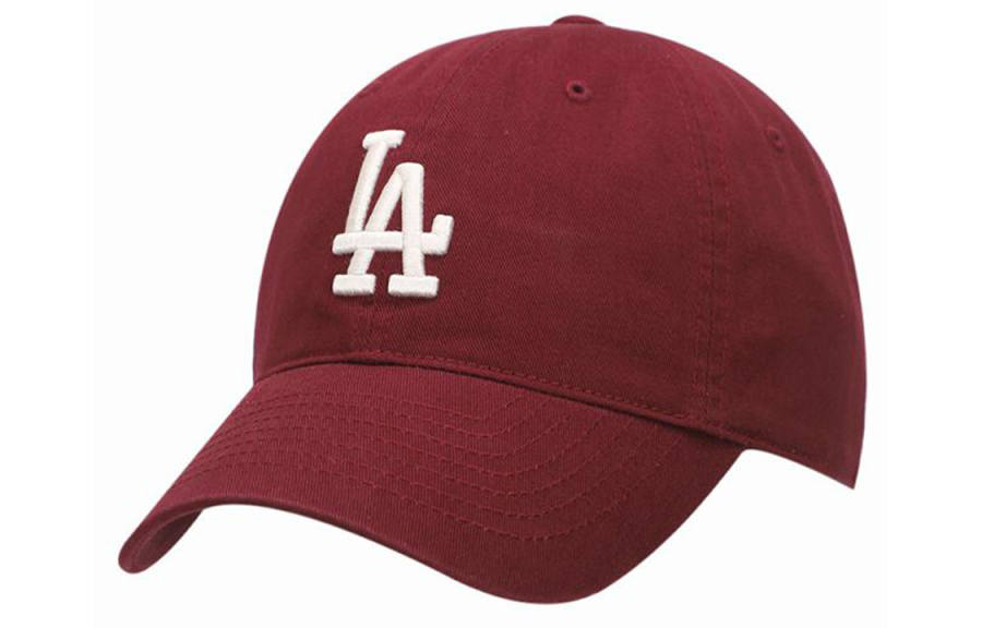 MLB MLB Cotton Baseball Caps Unisex Burgundy