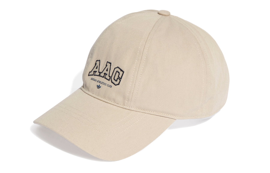 Adidas Originals Cotton Recycled Polyester Baseball Caps Men's Beige Umber