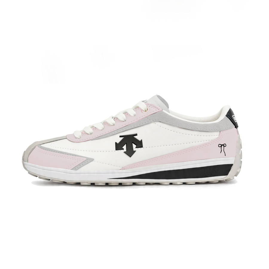 DESCENTE Cron Racer Skateboard Shoes Unisex Low Top White Black Pink Gray Multicolor