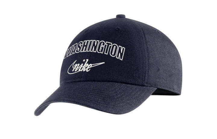 Nike Nike Letter Print Baseball Caps Unisex Dark Blue
