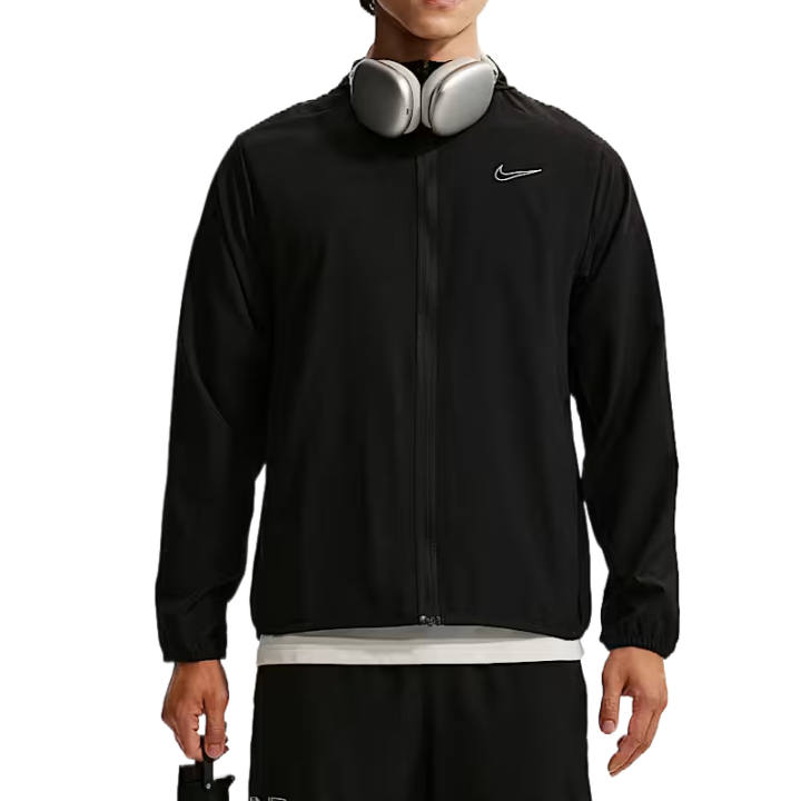 Nike Nike Jackets Men's Black/White Hooded Non Detachable Moderate