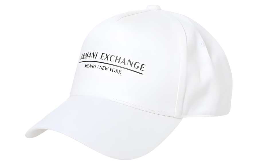 ARMANI EXCHANGE ARMANI EXCHANGEAE Cotton Baseball Caps Men's White