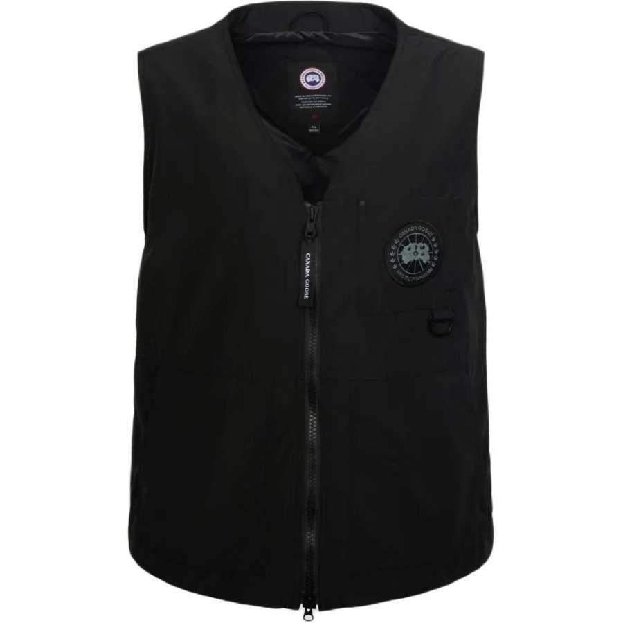 Canada Goose Canada Goose Vests Men's Black V Neck Moderate Other