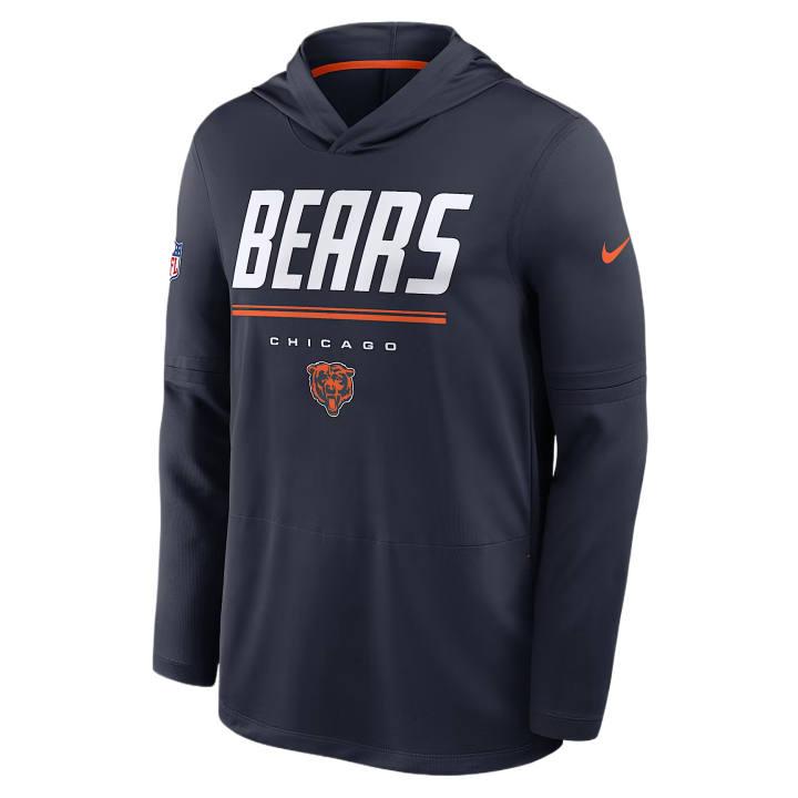 Nike Nike NFL Sweatshirts Men's Marine Hooded Non Detachable Moderate
