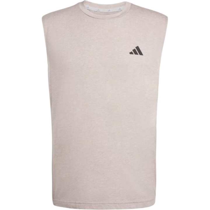 Adidas Adidas ESSENTIALS Tank Tops Men's Twisted Fried Dough Medium Gray Crew Neck Moderate