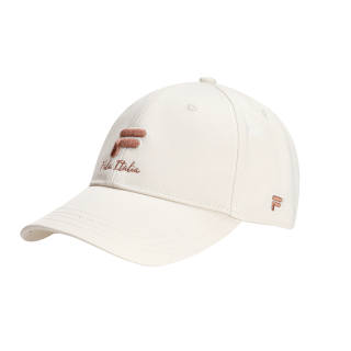 FILA FUSION Cotton Baseball Caps Unisex Ivory