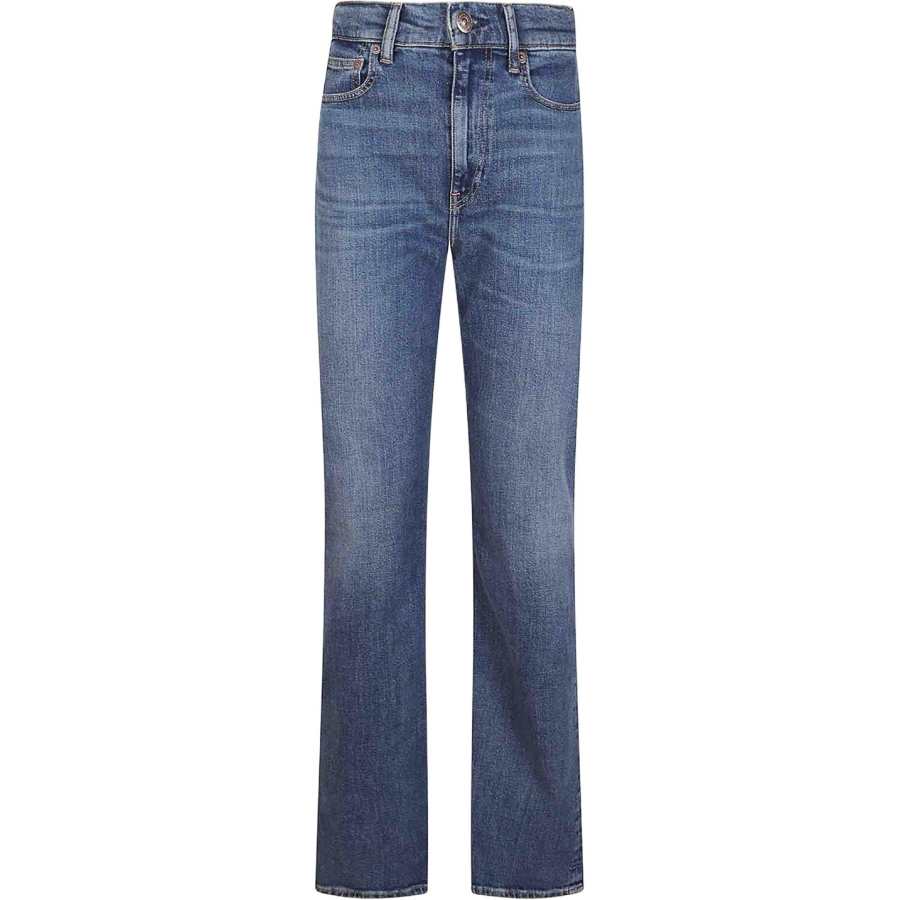 Polo Ralph Lauren Jeans Women's Blue Moderate Straight Fit Pants
